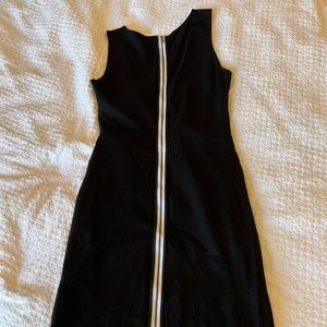 Kenneth Cole Zip-Back Black Dress, Size 8